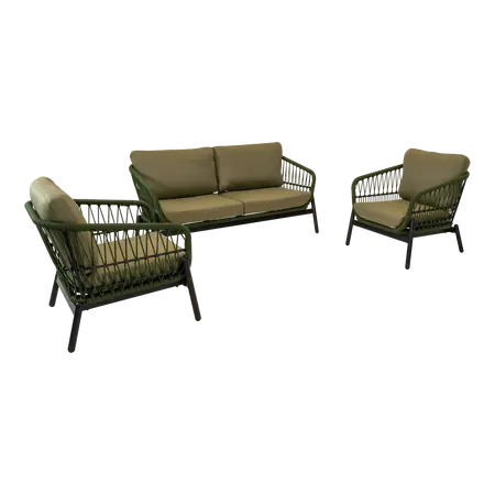 Loungeset zavi olive - afbeelding 2