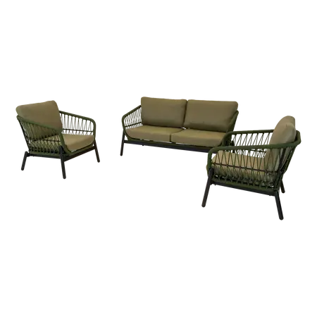 Loungeset zavi olive - afbeelding 3