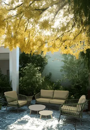 Loungeset zavi olive - afbeelding 4