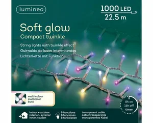 Lumineo tree lights Led compact l22,50m 1000l transparant/multi