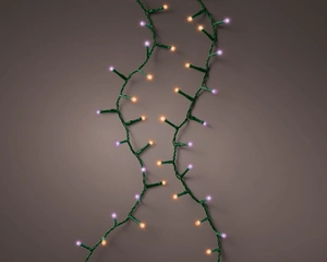 Lumineo tree lights Led compact twinkle  paars- oranje l16m-750l zwat - afbeelding 2