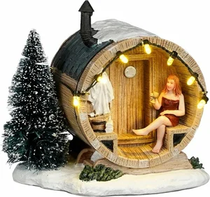 Luville Barrel sauna battery operated