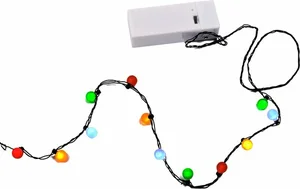 Luville General Chinese lantern light chain multicolour light battery operated - l65cm
