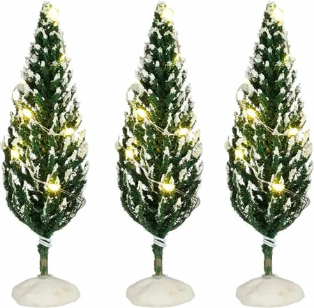 Luville General Snowy conifer lighted