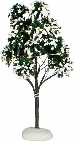 Luville General Snowy tree lighted