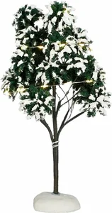 Luville General Snowy tree lighted
