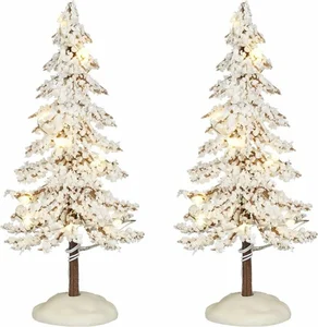 Luville General Snowy tree white lighted