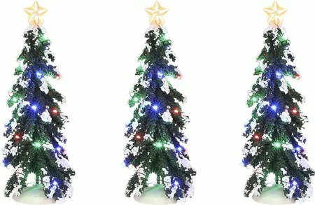 Luville originals besneeuwde coniferen set van 3 stuks