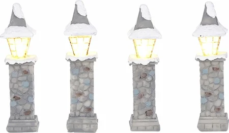 Luville originals Lantaarn op pilaar set van 4 stuks