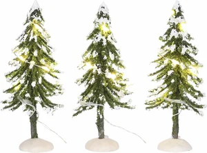 Luville originals Sneeuwbomen met warm white light 3st