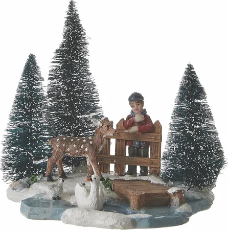 Luville originals Zwaan met babys  wit