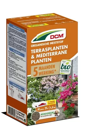 DCM Meststof Terrasplanten & Mediterrane Planten 1,5 kg