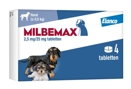MILBEMAX Hond klein 4 tabl