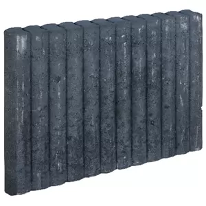 Mini Palissadeband 6x40x50cm zwart