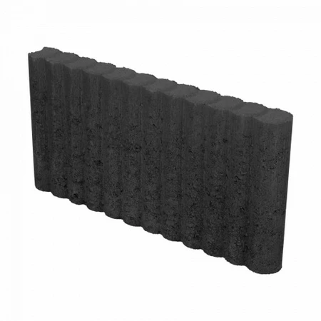 Mini Rondobandpalissade Zwart 6x25x50 - afbeelding 1