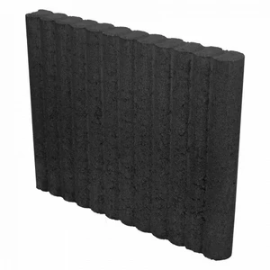 Mini Rondobandpalissade Zwart 6x40x50 - afbeelding 1