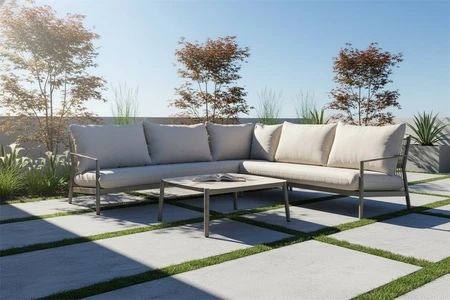 Monti Lounge Corner Set Champagne - afbeelding 2