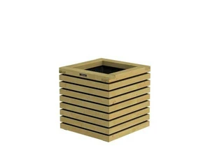Bloembak Elan 50 Excellent, 50 x 50 x 50 cm, groen geïmpregneerd