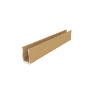 NewTechWood aluminium co-extrusie frameset t.b.v scherm i.c.m betonpalen, Red Cedar - afbeelding 3