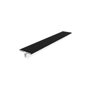 NewTechWood co-extrusie aluminium U-klikprofiel 300 cm, Ebony zwart - afbeelding 2