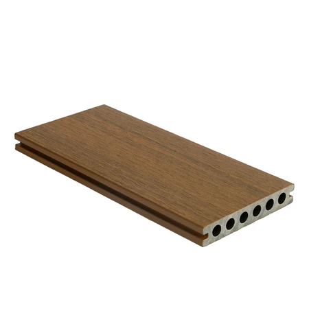 NewTechWood HKC co-extrusie dekdeel houtstructuur 2,3 x 13,8 x 300 cm, Teak.