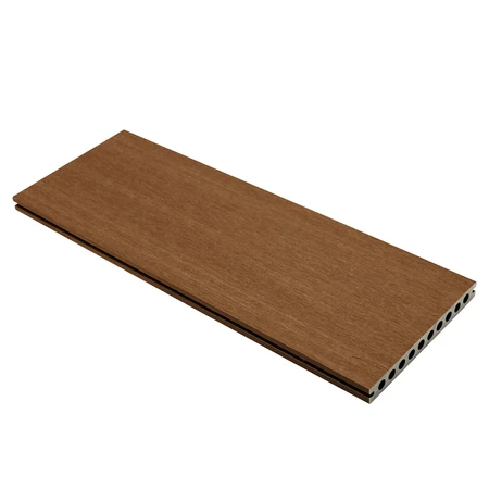 NewTechWood HKC co-extrusie dekdeel houtstructuur 2,3 x 21 x 300 cm, Teak.