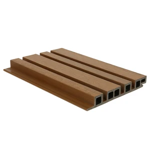 NewTechWood HKC co-extrusie wand bekleding castellation 4325 profiel, 2,5 x 19,6 x 290 cm, Red Cedar