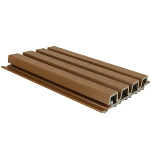 NewTechWood HKC co-extrusie wand bekleding rhombus profiel, 3,3 x 21,5 x 390 cm, Red Cedar.