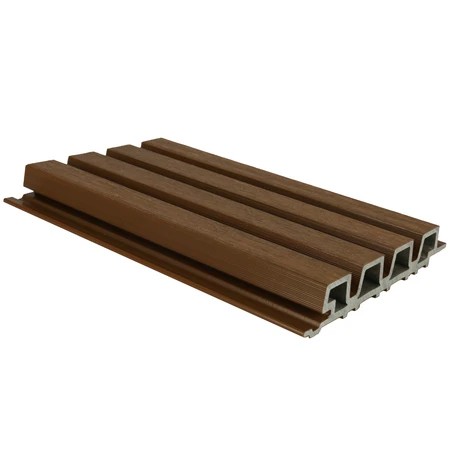 NewTechWood HKC co-extrusie wand bekleding rhombus profiel, 3,3 x 21,5 x 390 cm, Ipe.