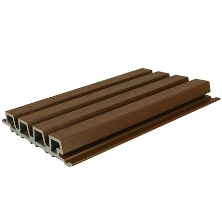 NewTechWood HKC co-extrusie Castellation PRO35 gevelbekleding, 3,3 x 21,5 x 230 cm, Ipe