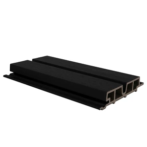 NewTechWood HKC co-extrusie Castellation PRO65 gevelbekleding, 3,3 x 18 x 390 cm, Ebony zwart