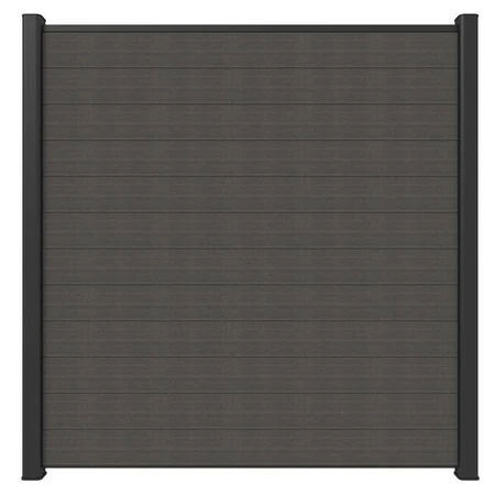 NewTechWood Co-extrusie composiet scherm, 180 x 180 cm, Silver Gray.