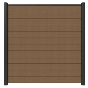 NewTechWood Co-extrusie composiet scherm, 180 x 180 cm, Teak