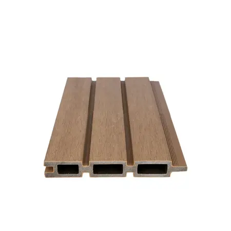 NewTechWood Co-extrusie composiet Triple Rhombus schermplank, 2,1x15x180cm, Teak.
