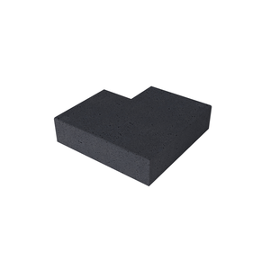 oud hollands Traptreden hoekstuk buitenzijden 90gr carbon 37x15