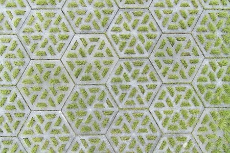 oud hollandse eco-tegel creme 37,5x37,5x7cm - afbeelding 2