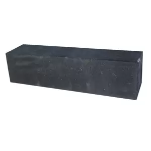 Palissade block 45x15x15cm zwart