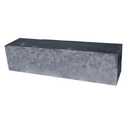 Palissade block 60x15x15cm grijs/zwart