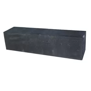 Palissade block 60x15x15cm zwart