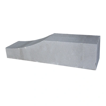 Palissade block wave 60x15x15cm grijs