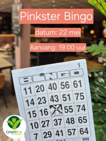 Pinkster bingoavond 22 mei
