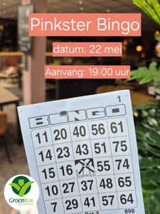 Pinkster bingoavond 22 mei