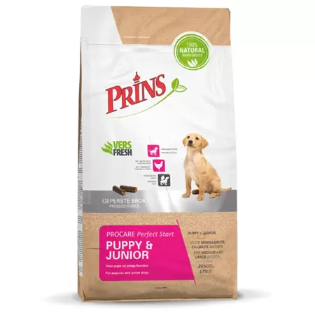 Prins ProCare Puppy en Junior Perfect Start (3kg)