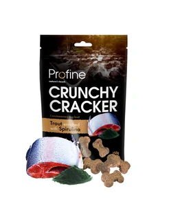 Profine Crunchy Cracker 150 g - Hondensnacks - Forel&Spirulina