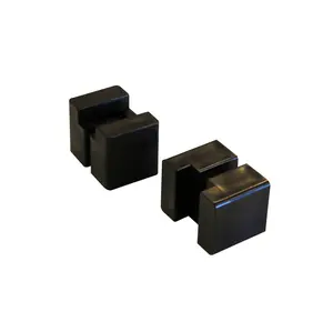 PVC adaptor clip t.b.v. centreren dubbele staafmat 6/5/6 schermen in de H-gleufpaal