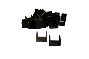 PVC adaptor clip t.b.v. centreren 25-28 mm profielplanken in de H-gleufpaal