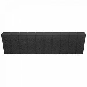 Quadrobandpalissade Zwart 25x8x100 - afbeelding 2