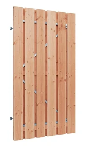 Redvision geschaafde plankendeur op verstelbaar stalen frame, 16 mm, 100 x 195 cm