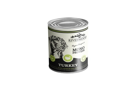 RIVERWOOD Blik dog mono turkey 400g