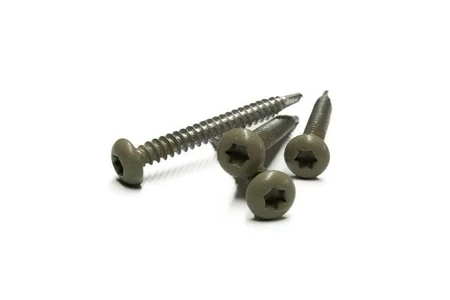 RVS schroef met gekleurde top voor NTW Castellation PRO, set a 50 stuks incl. bit, Antique